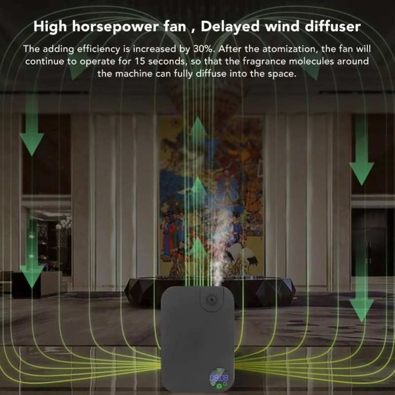 Smart Scent Air Machine Automatic Timing Touch Control Diffuser Aromatherapy 150㎡ Commercial Fragrance Machine For Hotel Home