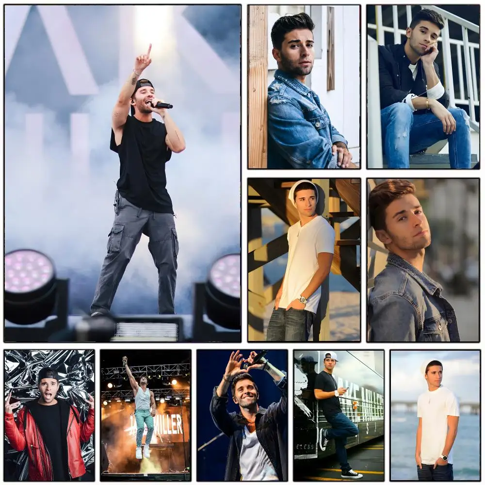 Pop Singer J-jake Miller Poster Modern Home Decoration Interior Design & Contemporary Wall Art Collection