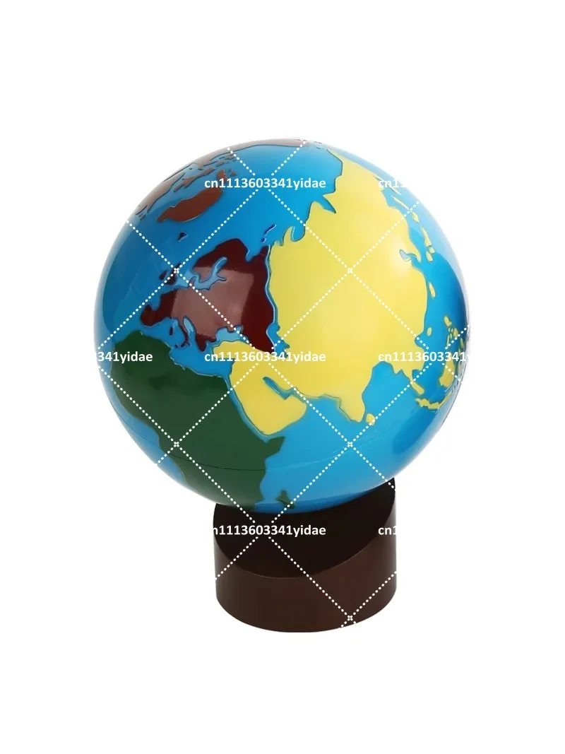 Montessori Educational Globe Set - Continents & Oceans Sand Globe for Kids Learning