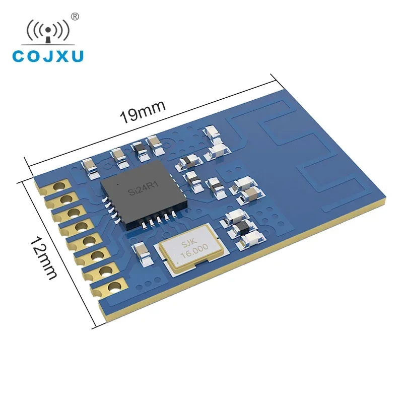 E01C-ML01S Si24R1 Wireless Module 2.4GHz 2Mbps 7dBm Long Distance 300m Crystal Oscillator PCB Antenna 2.4G SMD SPI RF Module