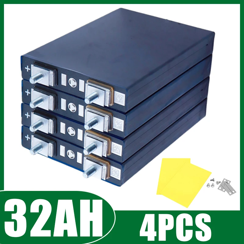

4 шт. новый 3,2 В 32 Ач 320 Ач 280 Ач 340 Ач 200 Ач 120 Ач LiFePO4 аккумулятор 12 В литий-железо-фос может сделать автомобильный аккумулятор для лодки беспошлинный