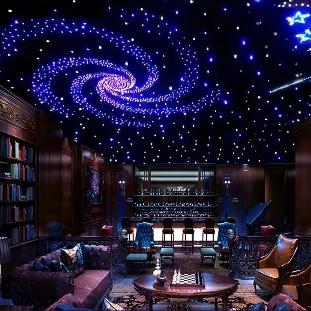 6W RGBW Fiber Optic Light for Car Roof Twinkle Starlight Kit APP Music Control Colorful Star Ceiling Light