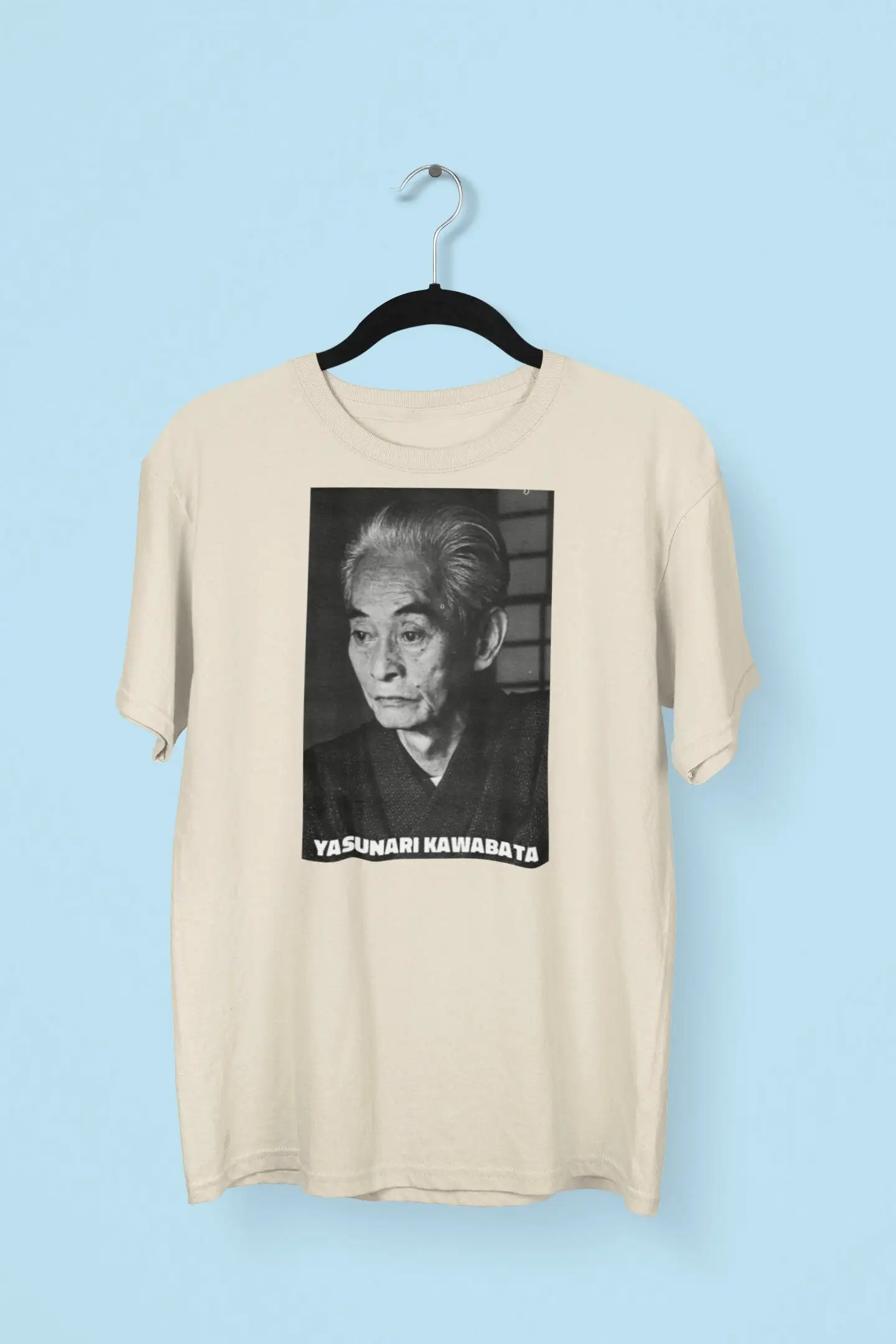 Yasunari Kawabata Japanese Writer T Shirt 1968 Nobel Prize Winner