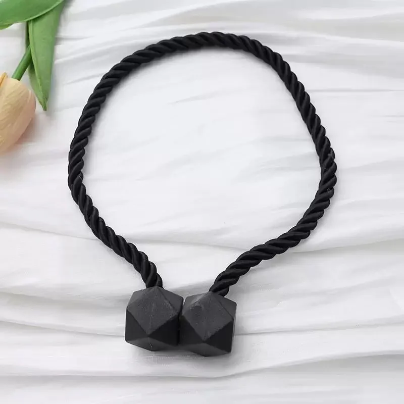 2 Stück Rhombus Magnetische Vorhanghalter Vorhangbinder Starker Magnet Mehrere Farben Vorhangseilhalter für Wohnzimmer Schlafzimmer Dekoration – Detail 6