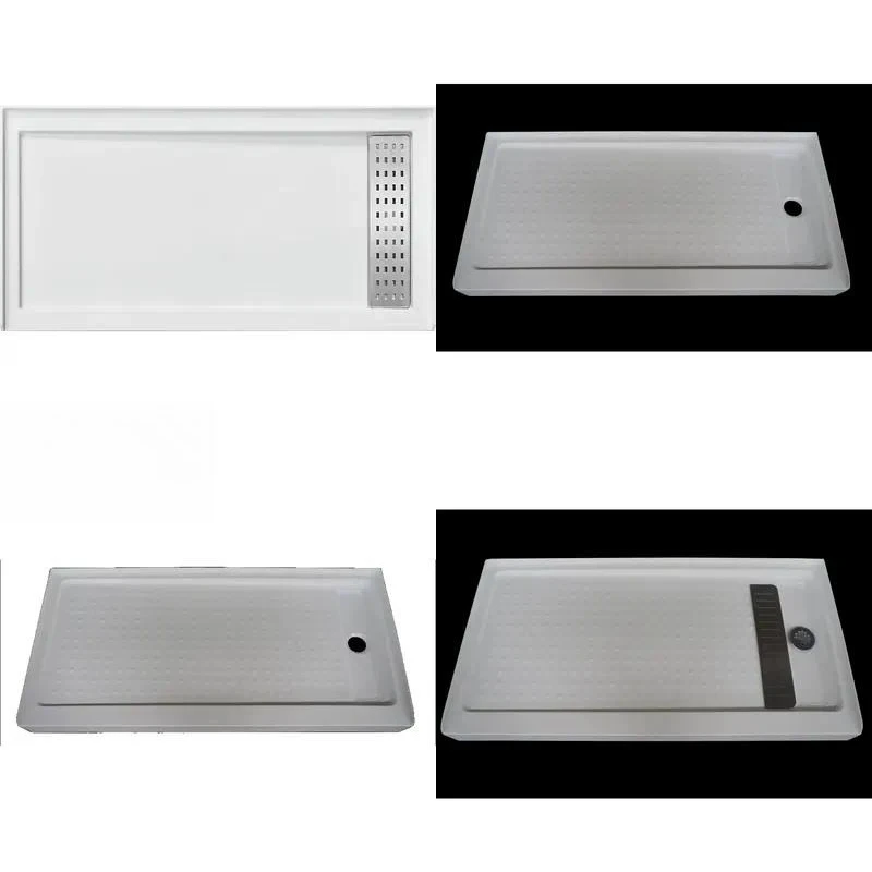Wholesale 2mm Thick Rectangular Bathroom Shower Base Tray High Quality