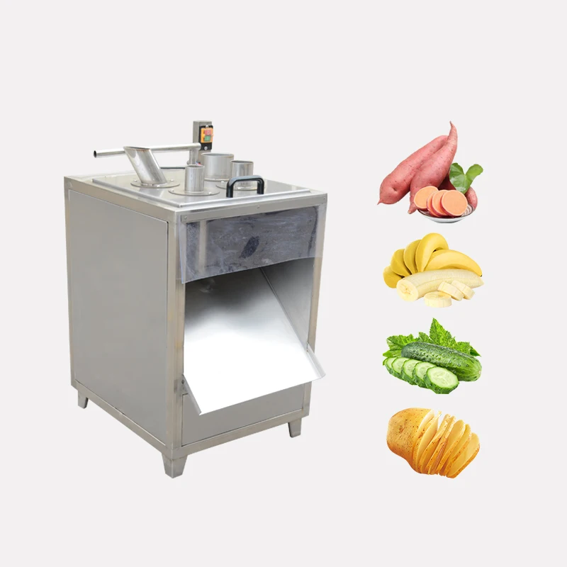 

China Manufacturer Potato Peeler and Slicer Vegetable Cutter Banana Cutting Machine