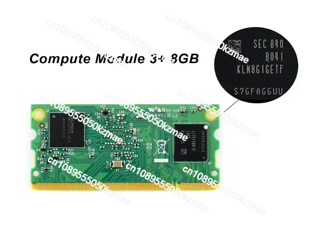 BCM2837B0 Módulo de 64 bits 1 GB de RAM 8 GB/16 GB/32 GB eMMC Placa integrada SODIMM Lite de 200 pines