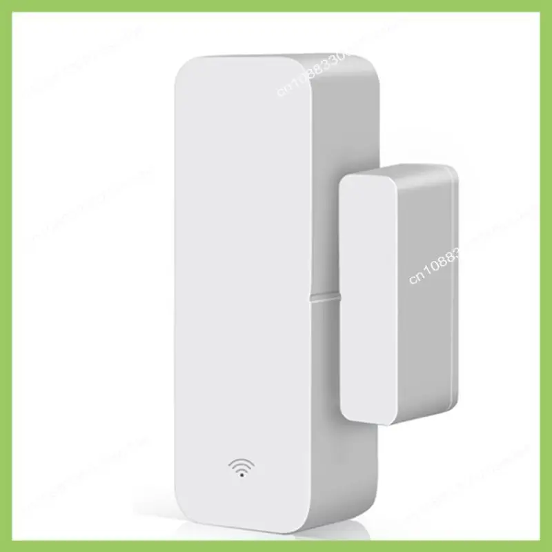 Y19A 1 個 Tuya Wifi ドア磁気スマートウィンドウセンサードアドア検出器ホワイト ABS Alexa Google アシスタント