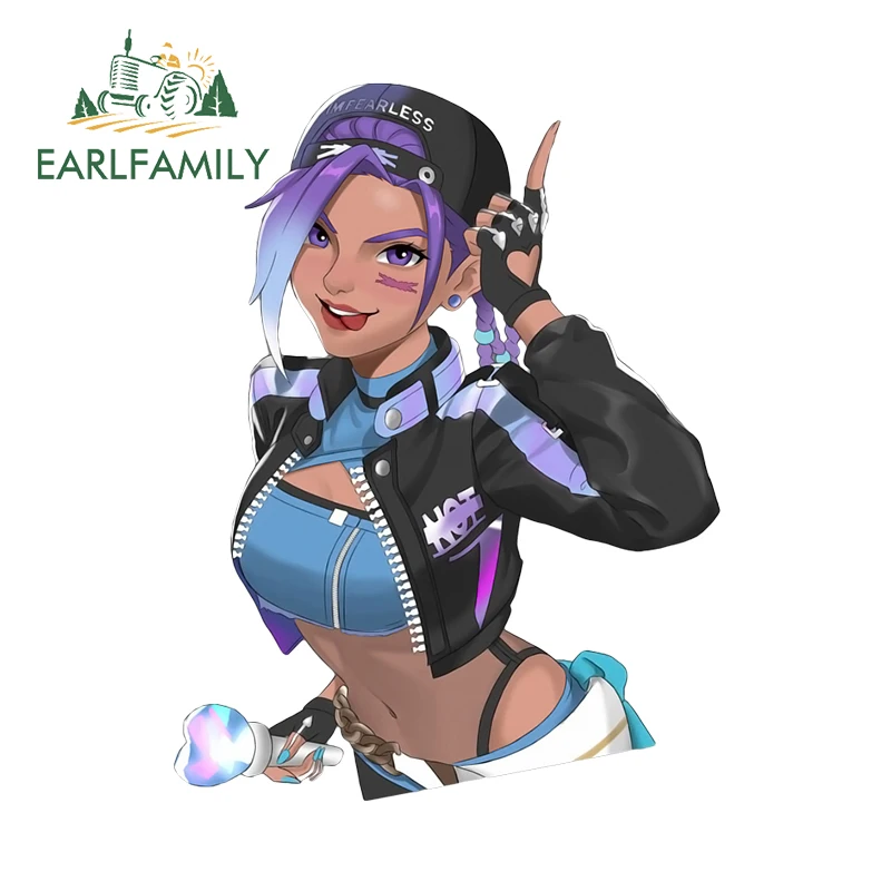 

EARLFAMILY 13cm x 9.9cm Sombra Sexy Personality Car Assessoires Game Stickers Occlusion Scratch Decal Windows Car Accessoires