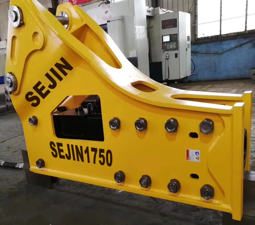 Excavator Attachments Hydraulic Breaker With Silenced Rock Hammer for Mining Demolition