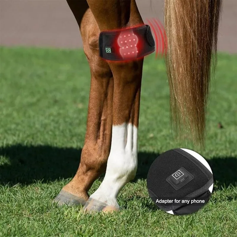 LED Equine Light Care Boots, Equestrian Leg & Hoof Protection Wraps for Horse