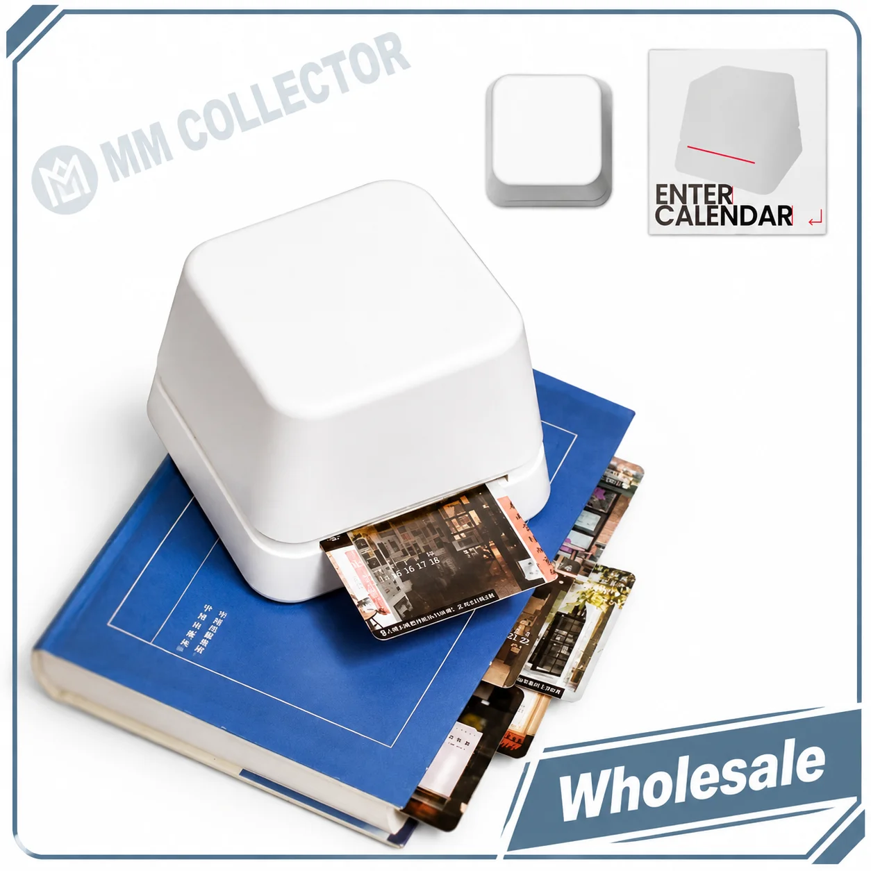 New Year Calendars Diy Machine Homemade Small Card Machine Half-Month Weekly Calendar For Cards collectors Blind Box Calendars