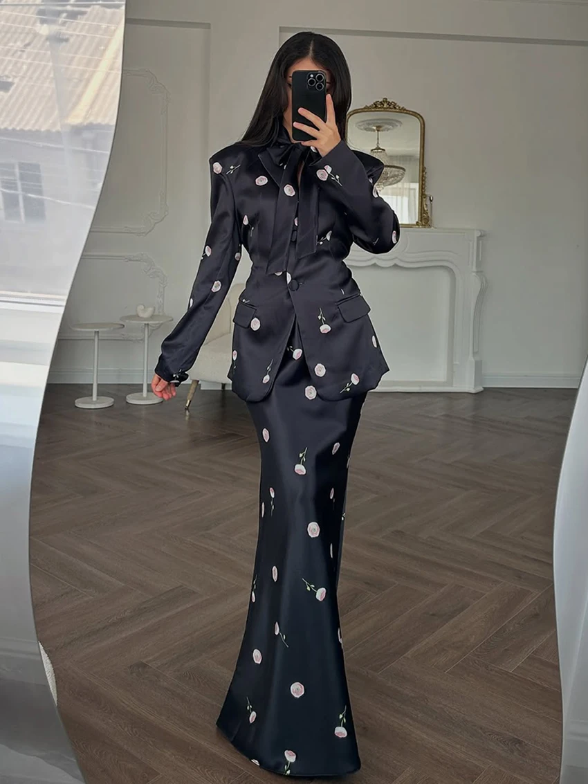 

Marthaqiqi зимний женский пижамный комплект на шнуровке, ночная рубашка, одежда для сна с длинными рукавами, ночная рубашка с отложным воротником, длинные юбки, костюм для сна