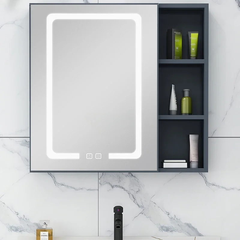 مرآة مكياج ذكية لكامل الجسم، أضواء الجسم، مرآة حائط مكبرة لتصفيف الشعر، تركيبات الحمام المزخرفة