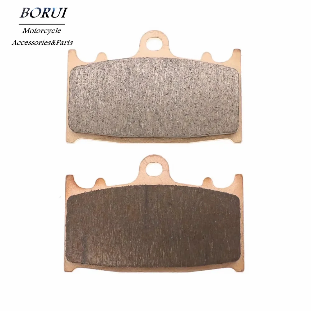 Copper-based Sintered Disc Brake Pads for KAWASAKI KRIS ZXR 400 600 KLZ 1000 VN 1700 SUZUKI RG 125 GSF GSXR 400 SV 650 GSX 1250