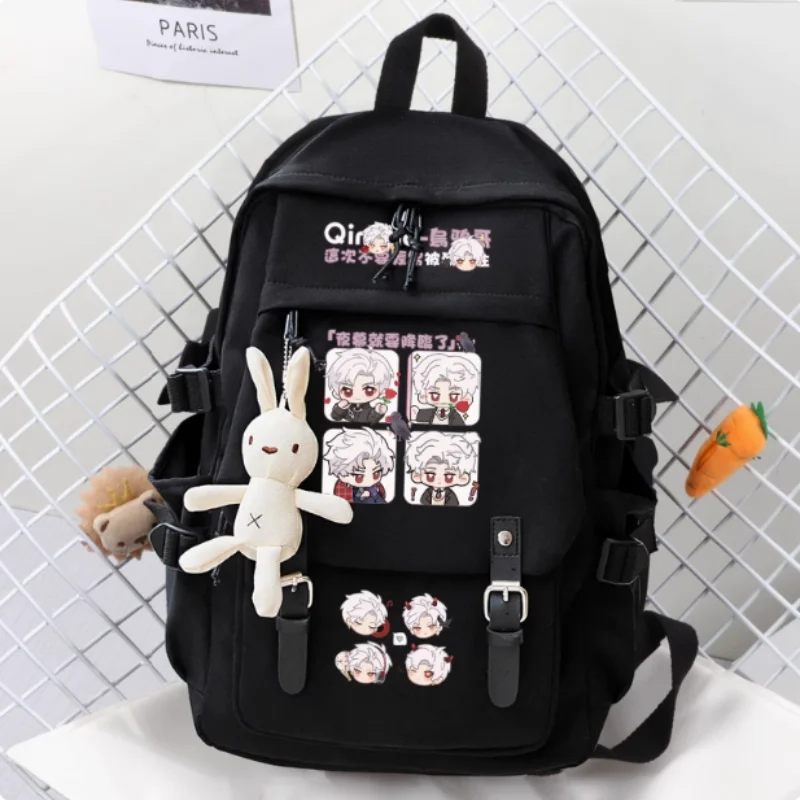 Anime Sylus Love and Deepspace Cartoon Bag Women Man Fashion Leisure Belt Teenagers Student Backpack Handbag 1802