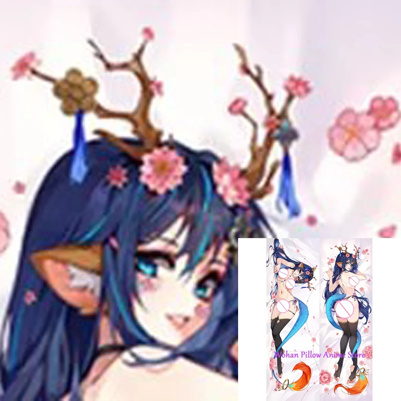 

Dakimakura Anime Pillow Cover Syliefel Double Sided Print Life-size Halloween Decoration