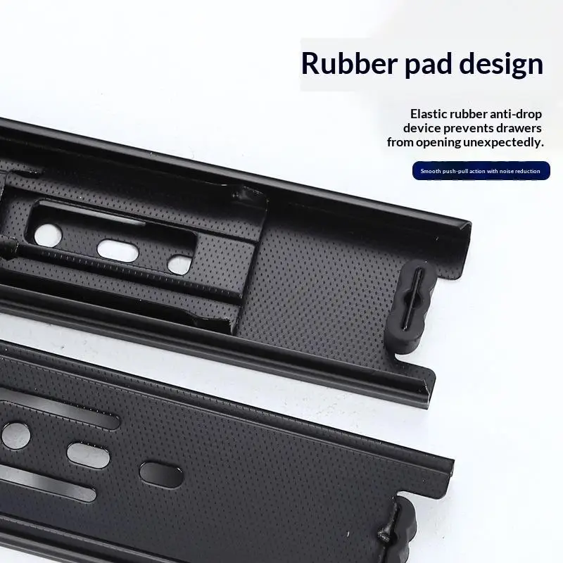 【HG】1 Pair Full Extension Side Mount Drawer Slides 8 To 22 Inch 100 Lb Load Capacity