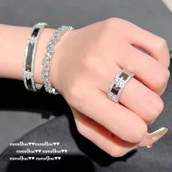 ZLIDIN Vine  mermaid tears meteor jewel bracelet Star river bright arc star armante zircon ring combination
