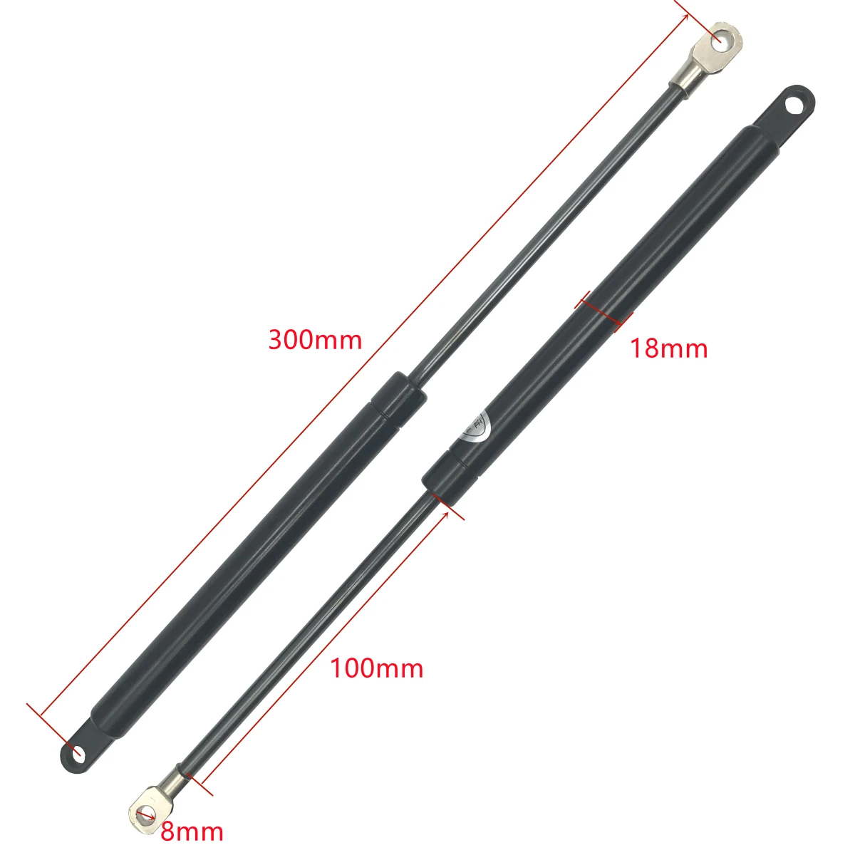 Universal 200/300N 20/30kg 300mm Gas Spring Shock Absorber Lift Support Boot Bonnet Strut Bar For Car Caravan RV Bed Machine