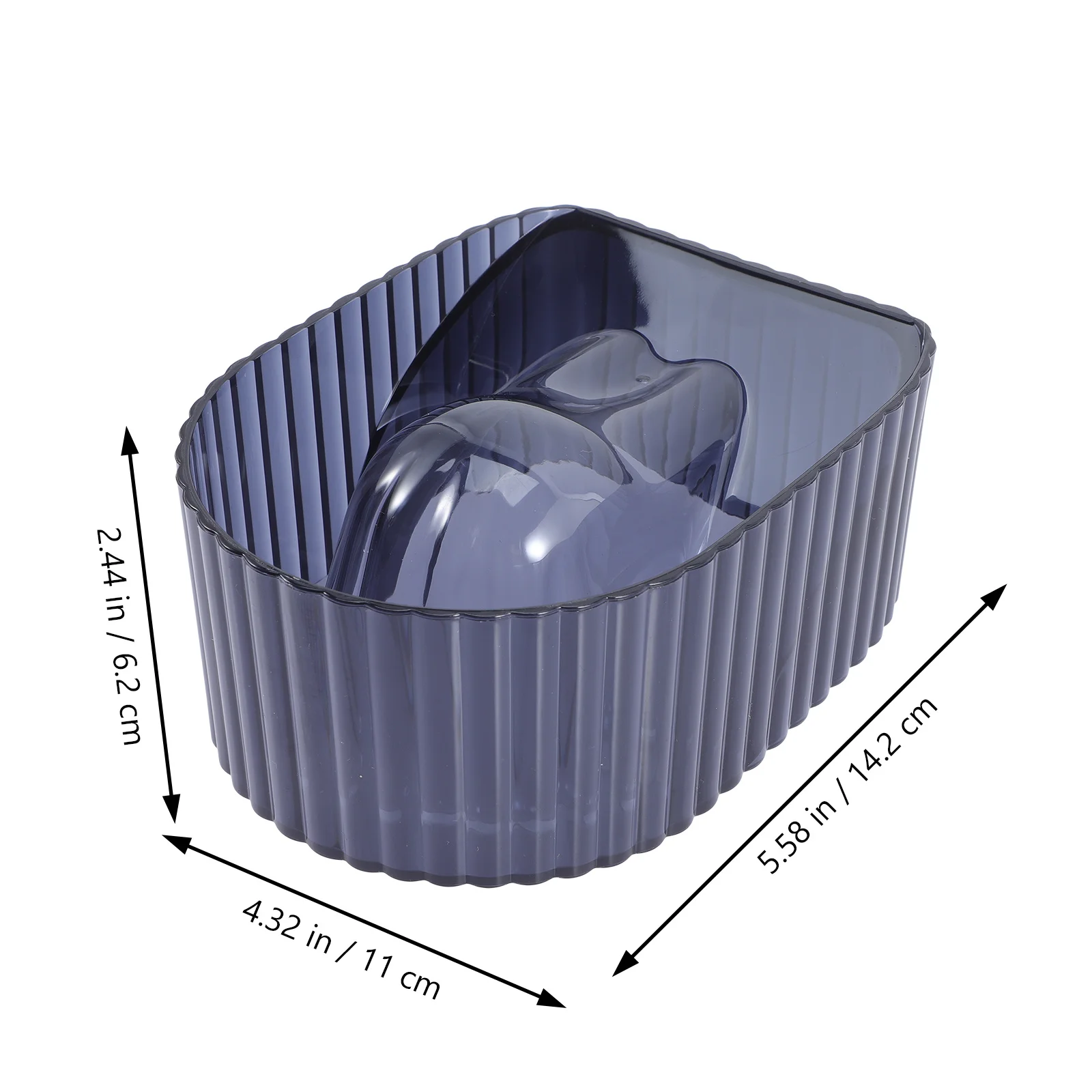 وعاء مانيكير من الأكريليك لطلاء الأظافر، تصميم مريح على شكل يد، وعاء نقع الأظافر لأداة مانيكير صالون المنزل #3