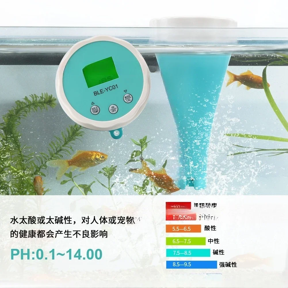 Bluetooth connection APP six-in-one water quality detector PH/ORP/EC/TDS temperature CL swimming pool residual chlorine monitor