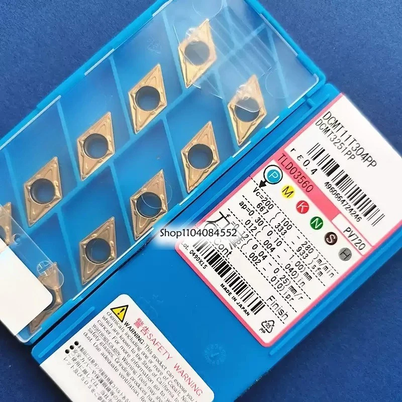 

100% Genuine and Original Carbide Inserts DCMT11T308 DCMT11T304 DCMT11T302 HQ XP PP MP GK PV720 PV730 PV710 Quality Assurance
