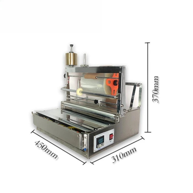 

Cigarette box transparent film packaging machine, tissue box three-dimensional packaging machine