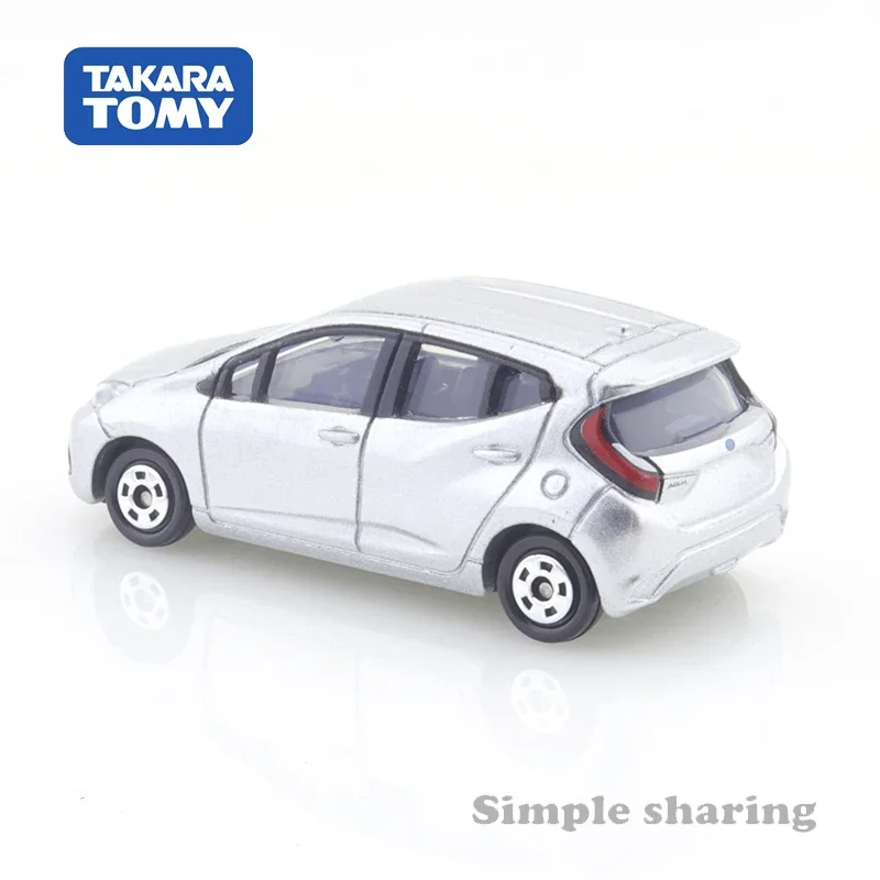 Takara Tomy Tomica No.34 Toyota Aqua 1/59 Car Model Reproduction Series Children Christmas Diecast Automotive Ornaments Toys