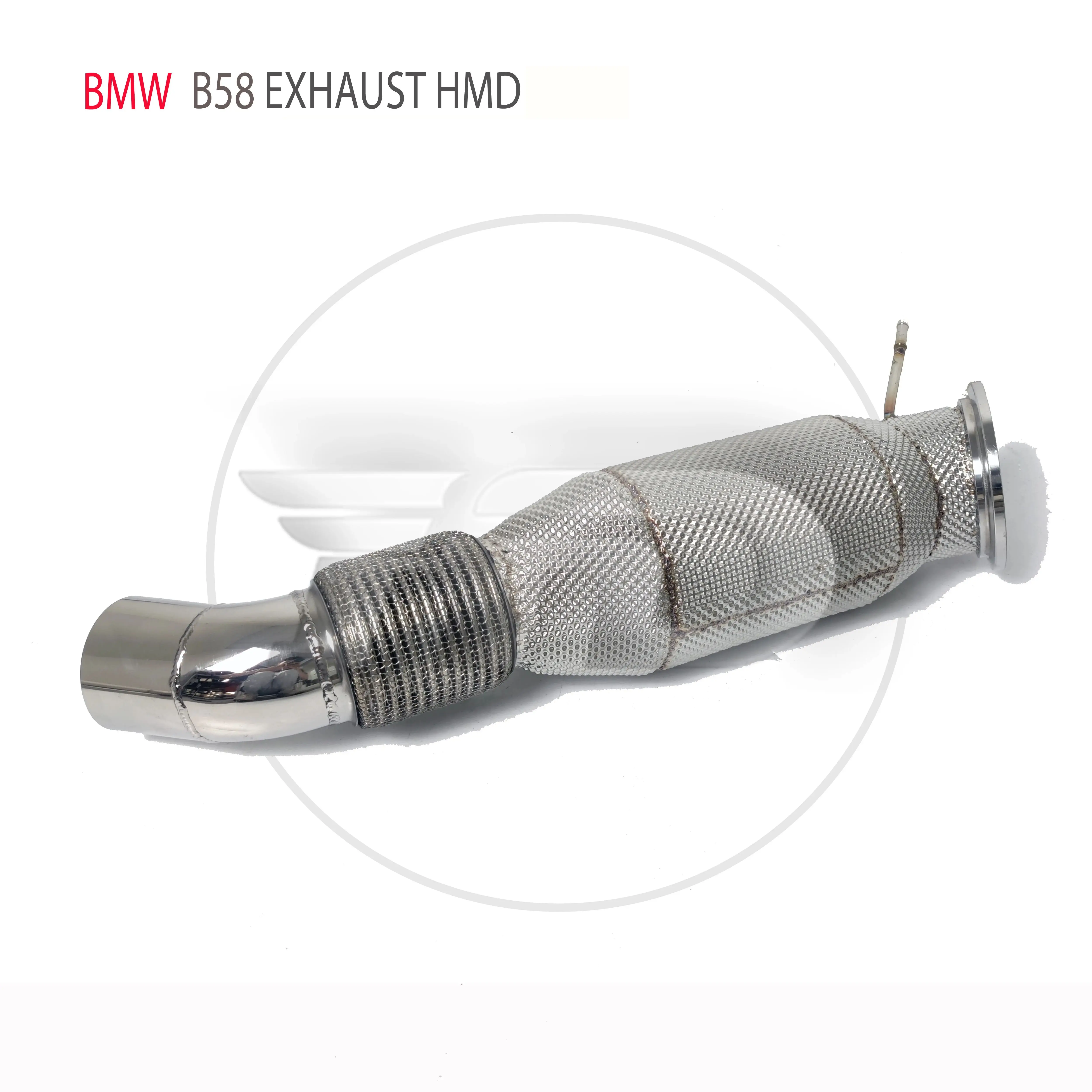 HMD Exhaust System High Flow Performance Downpipe for BMW 740Li B58 Engine 3.0T Car Accessories With Cat Pipe