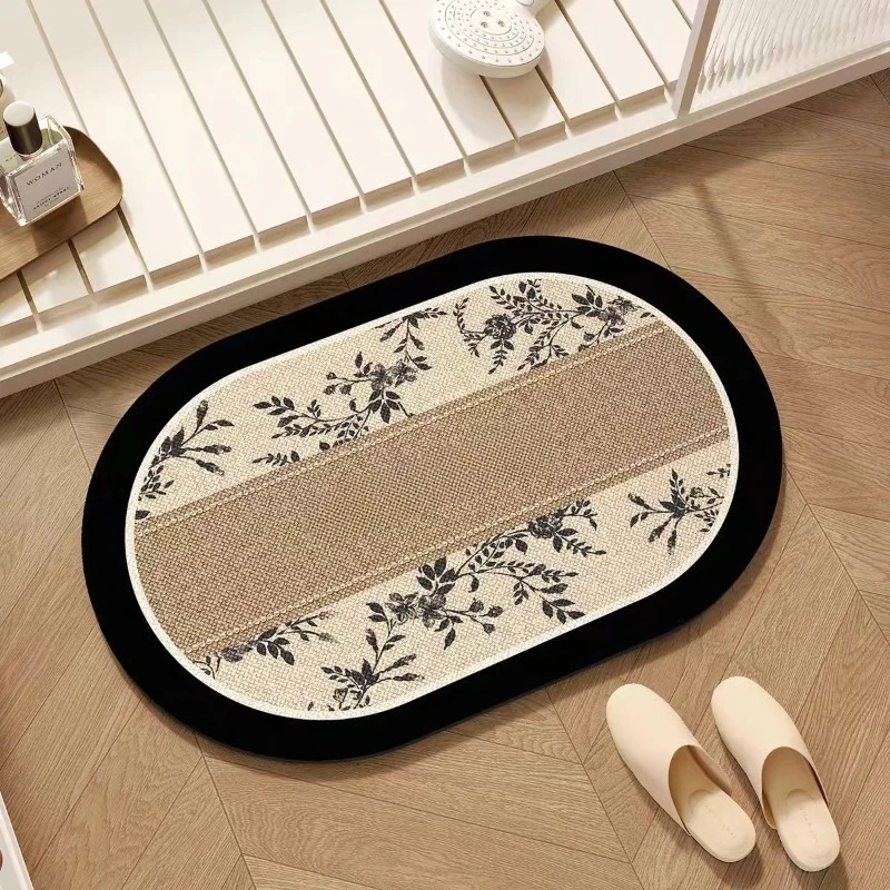 Bathroom absorbent diatom mud toilet doormat toilet toilet floor mat toilet carpet