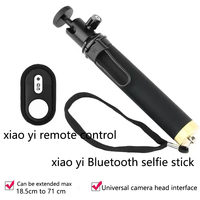 For Xiaomi Yi 4K 4K Selfie Stick Action Bluetooth Monopod Extendable Pole Remote Control for Xiaomi YI Sport Camera Accessory