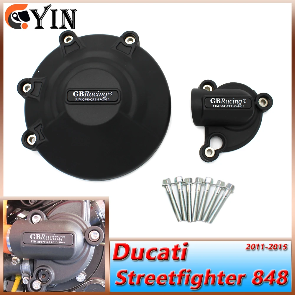 

Для Ducati 2011-15 Streetfighter 848 STREETFIGHTER 898, аксессуары для мотоциклов, защита крышки двигателя для GBRacing, крышка двигателя