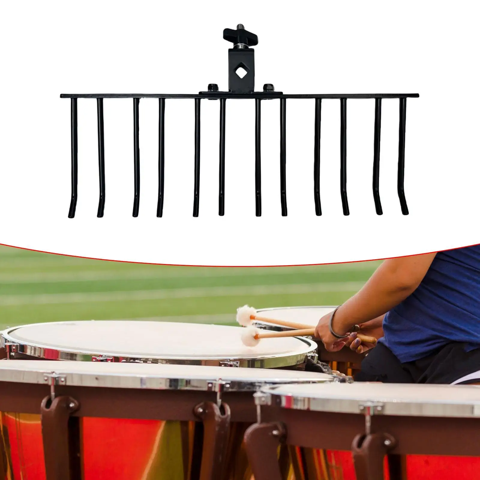 Drumsticks Display Stand Hold 6 Pairs of Mallets Sturdy Stable Drum Stick Holder - Image 4