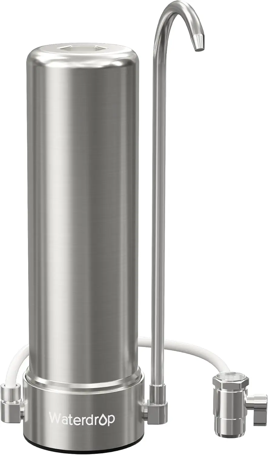 

5-Stage Countertop Water Filter for Sink Faucet, Reduces 99% Chlorine & Heavy Metals, 8000 Gallons, 1 Filter