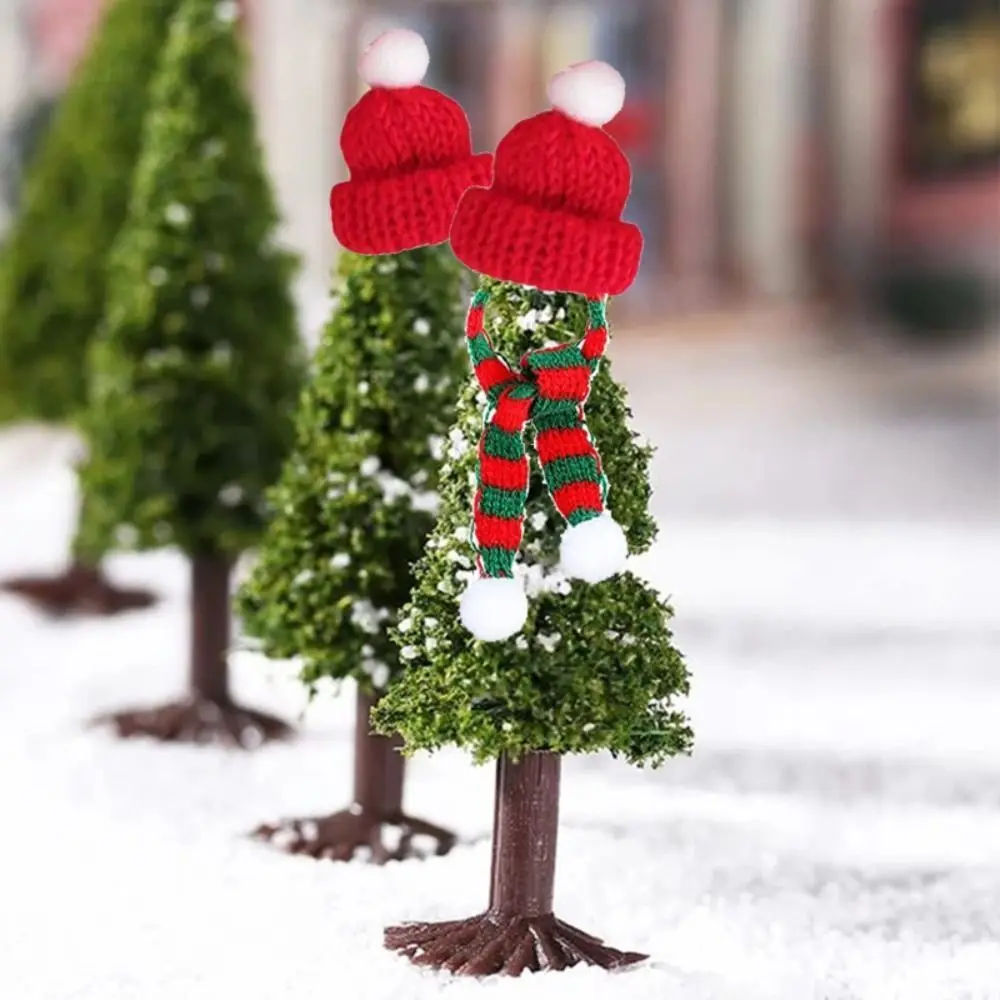 Mini chapeau de poupées de Noël pour enfants et tout-petits, casquette souple, jeu de simulation, maison de jeu, accessoires de beurre d'hiver