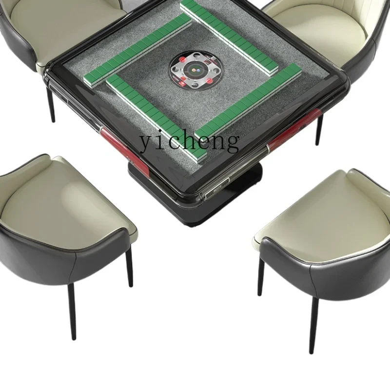 LYY  Folding Thin Mahjong Machine Automatic Folding Mahjong Table Chess and Card Household Dual-Use
