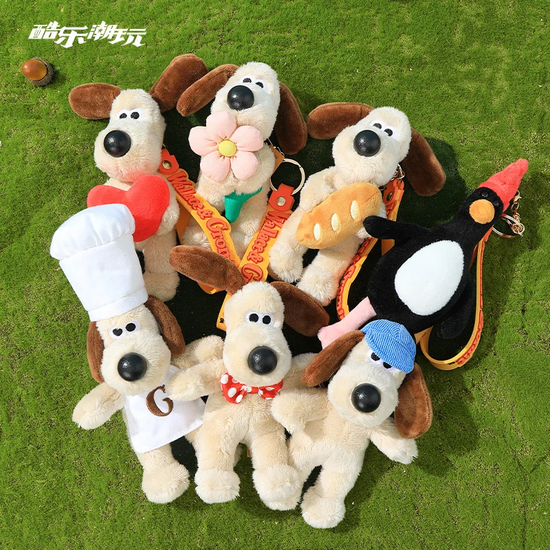 

Original with tags Wallace&Gromit Doll Bag Pendant Kawaii Gromit Wallace Plushies Puppy Dog Key Chain Birthday Gifts Girl