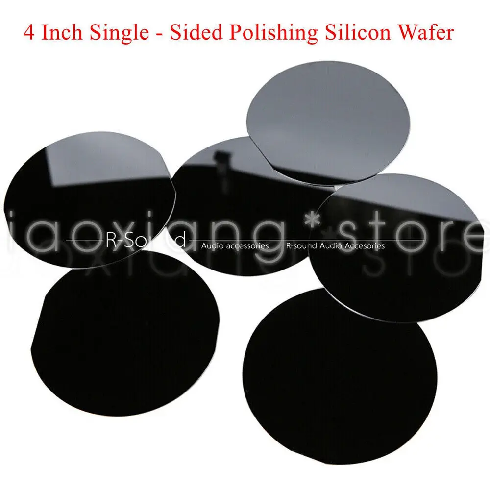 4 inch silicon wafer IC semiconductor grad high purity single crystal polish 1pc