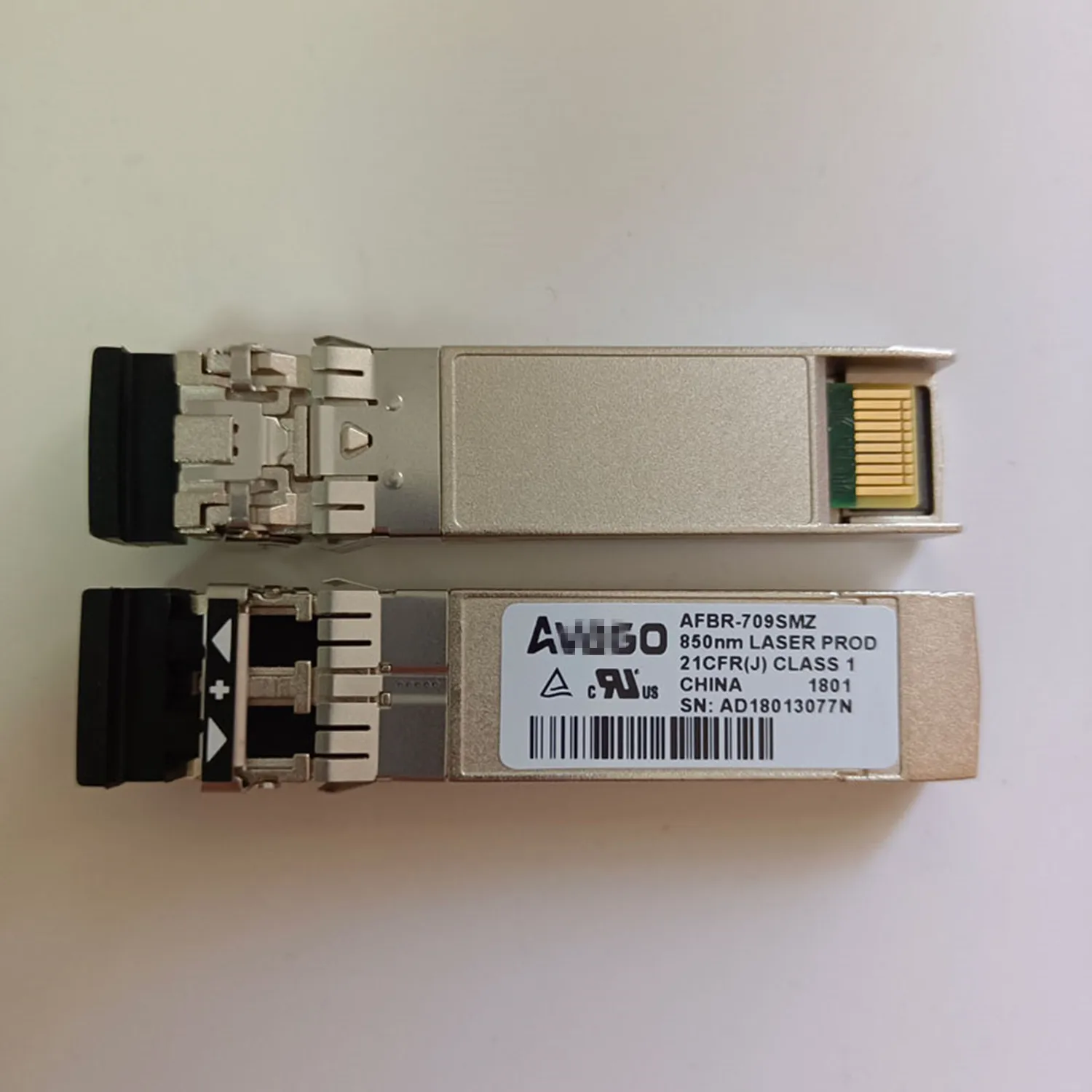 1PCS AVAGO sfp 10gb Module Multimode AFBR-709SMZ 10G SR 850nm sfp Switch/10G Network Adapter General Purpose Fiber Switch