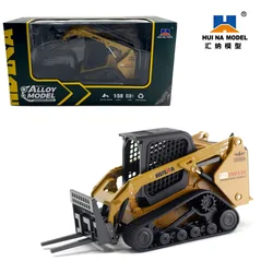 New Product Huina 1:50 Static Engineering Vehicle Shantui Crawler Forklift Model Home Collection Ornaments Children's Toys