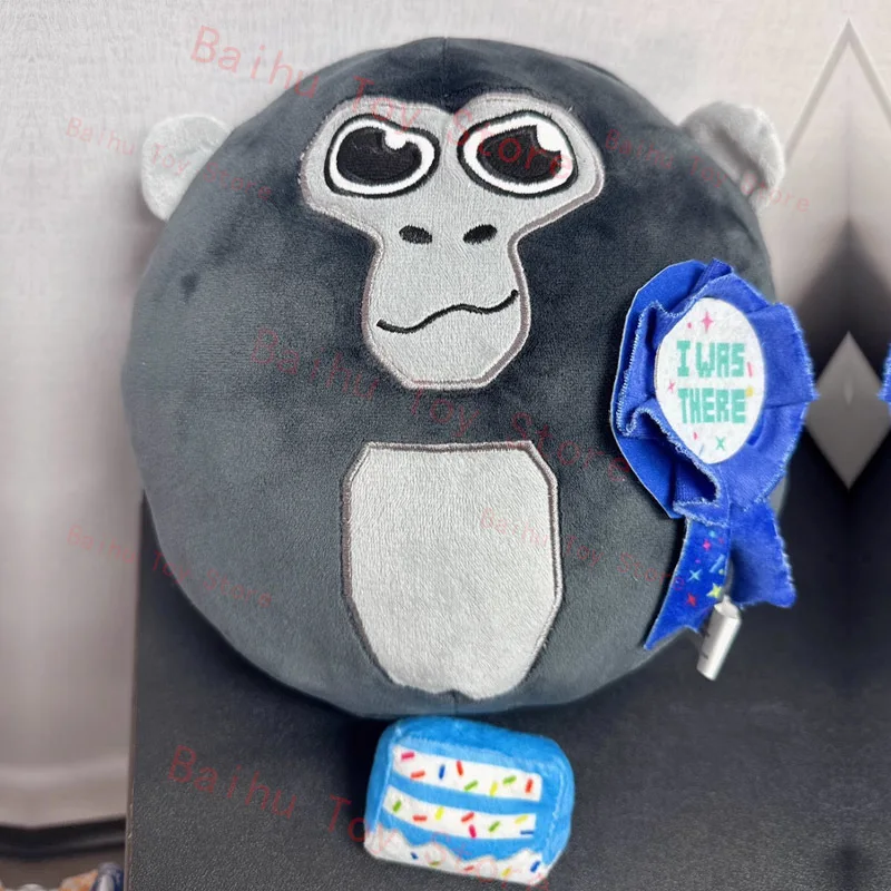 Nova gorila tag monke doughboi pelúcia bonito etiqueta monke plushie personagem do jogo dos desenhos animados macio recheado festa decoração boneca brinquedo presente do miúdo