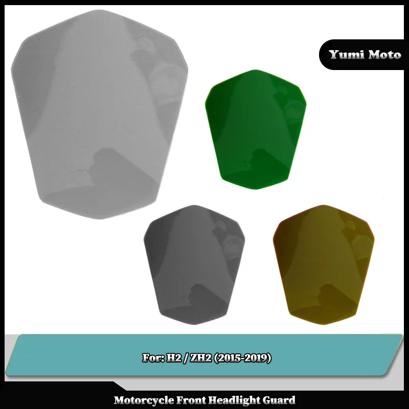 

Motorcycle Front Headlight Screen Guard Lens Cover Shield Protector For Kawasaki H2 ZH2 2015-2022 2021 2020 2019 2018 2017 2016