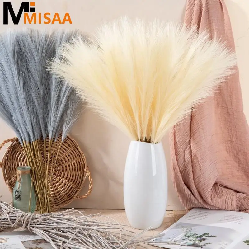 Fake Flower Pampas Grass Bouquet Ramadan Decoration Holiday Wedding Party Environmentally Friendly Fashionable Reed Boho