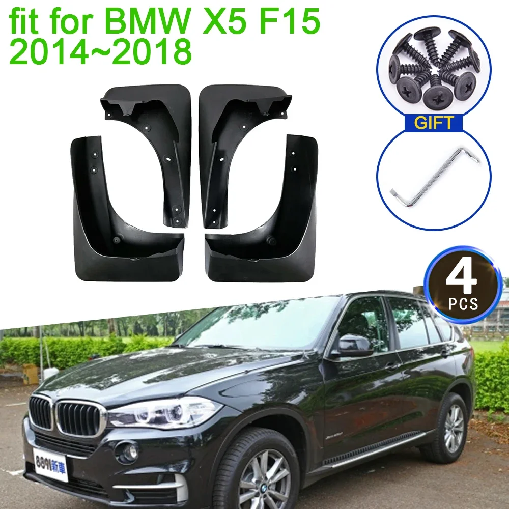 

Mudguards for BMW X5 F15 2014~2018 2017 2016 2015 Mud Front Rear Wheels Fender Mudflap Anti-splash 4Pcs Car Styling Accessories