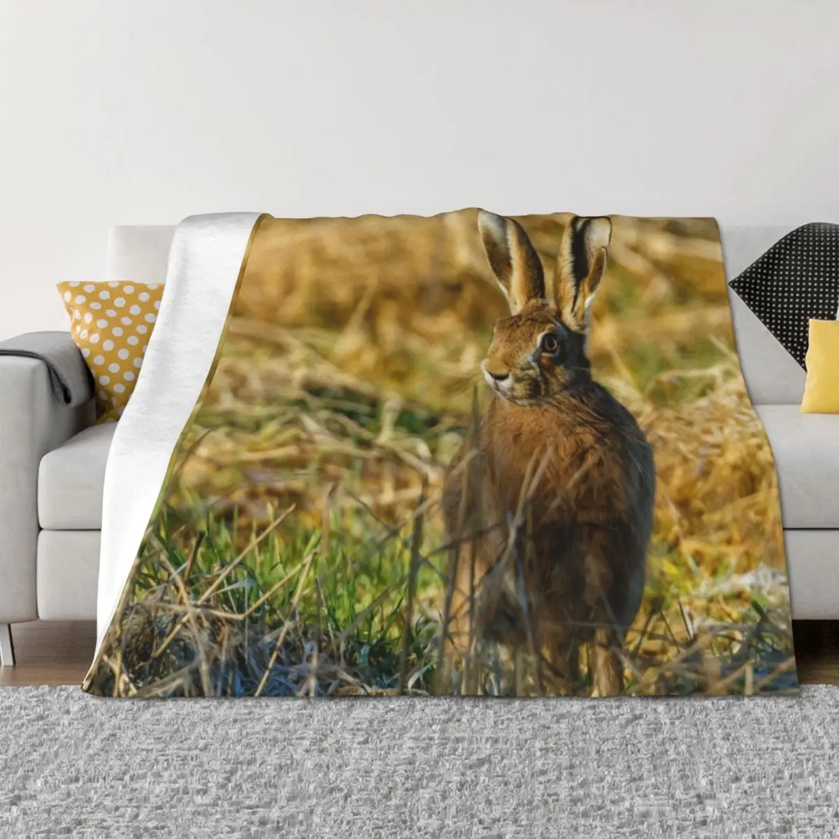 

Love is in the Hare Throw Blanket Sofa Throw For Baby Stuffeds valentine gift ideas Blankets