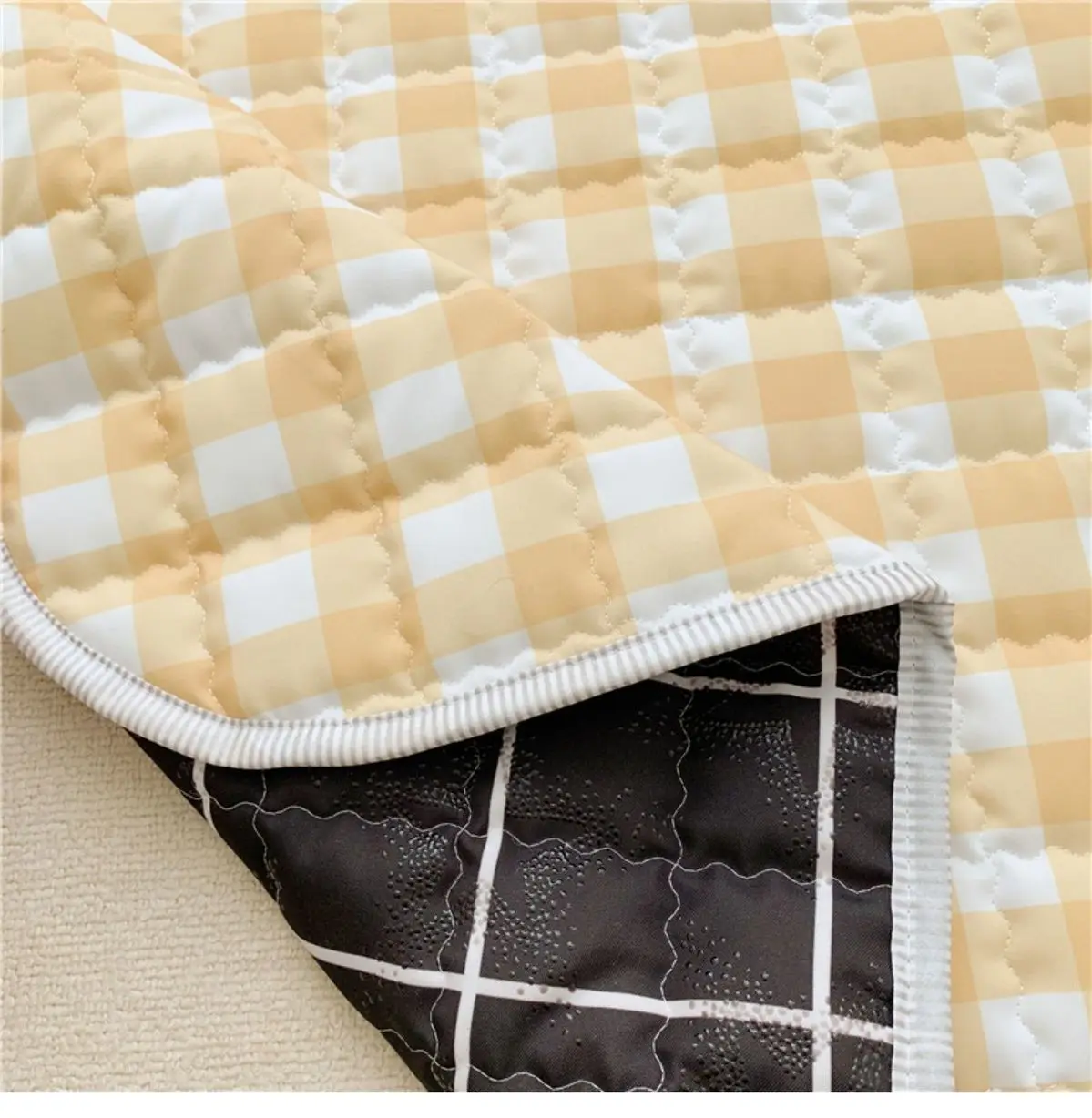 Large Different Patterns Picnic Blanket Waterproof Washable Indoor Outdoor Camping Mat With Tote Strap