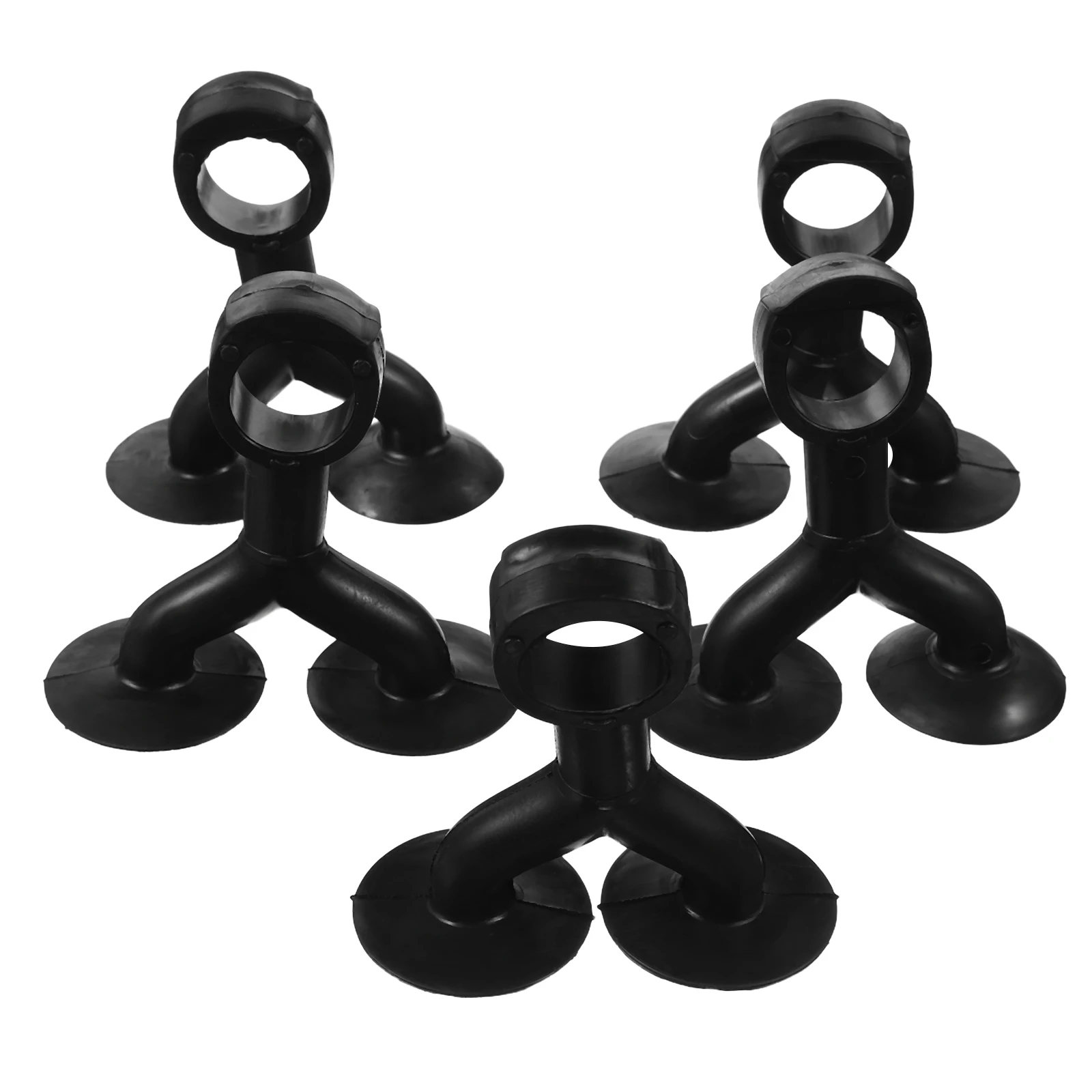 

5Pcs Double Suction Cup Silicone Door Stopper Silent Collision Proof Pad Anti Impact RV Kitchen Bath Handle Protector Wall