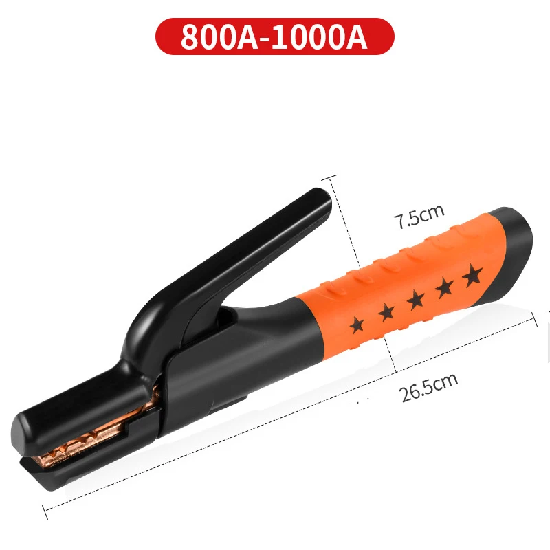 เชื่อมผู้ถือ Holding Plier Electrode CLAMP Heavy Duty 800A ทองแดงบริสุทธิ์ทองเหลือง Electrode CLAMP สําหรับโลหะ