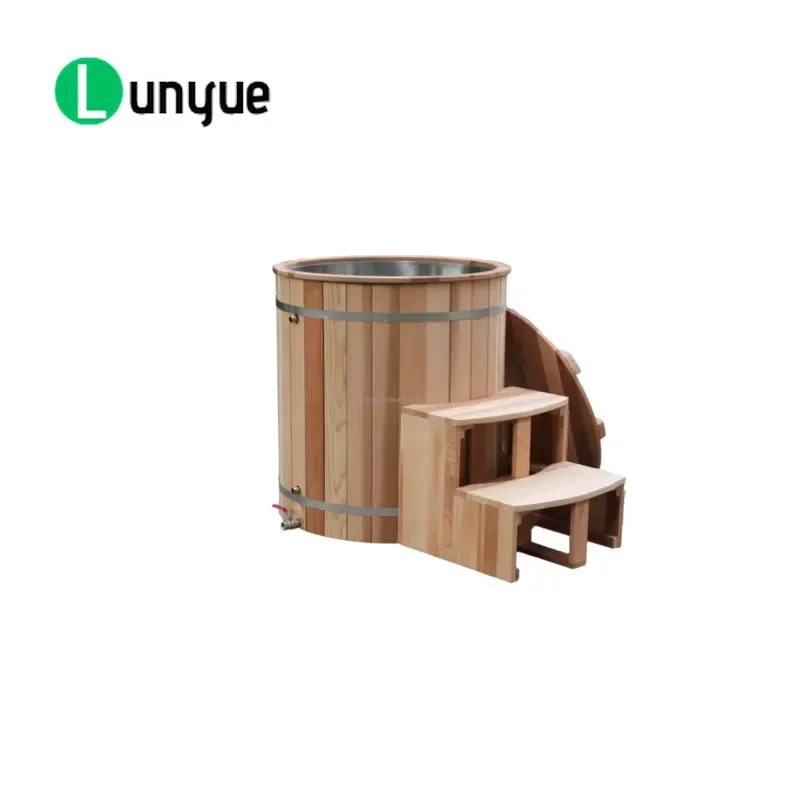 304 Stainless Steel Liner Modern Fir Bathtub For Ice Baths Outdoor Use Hotels Villas Durable Rust Resistant Luxury Spa Tub